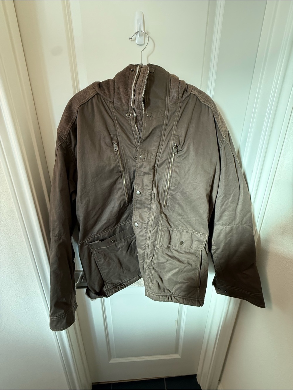 Kuhl Men's Military Field Hooded Jacket - Olive Brown